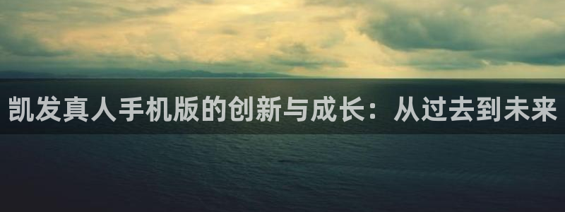琳琅娱乐游戏有哪些好玩的：凯发真人手机版的创新与成长：从过去到未来