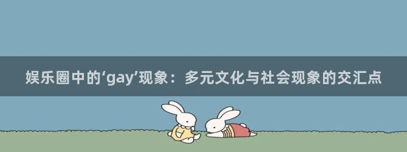 琳琅娱乐体育凯捷登陆：娱乐圈中的‘gay’现象：多元文化与社会现象的交汇点