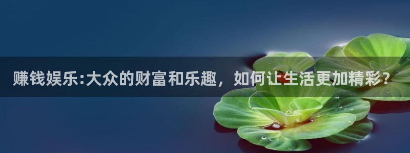 琳琅娱乐注册网站链接：赚钱娱乐:大众的财富和乐趣，如何让生活更加精彩？