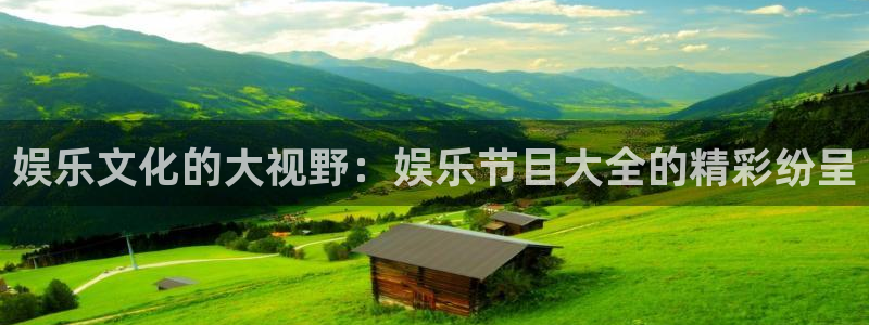 琳琅娱乐平台官方入口下载：娱乐文化的大视野：娱乐节目大全的精彩纷呈