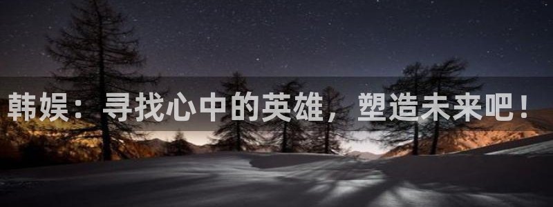 琳琅娱乐游戏有哪些好玩的：韩娱：寻找心中的英雄，塑造未来吧！